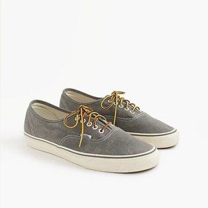 Vans for J.Crew Washed Canvas Authentic Sneakers